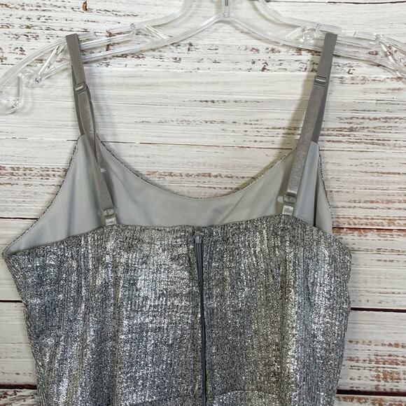 Xtraordinary Munroe Metallic Cocktail Mini Dress, EUC, Size 3 - Picture 8 of 11